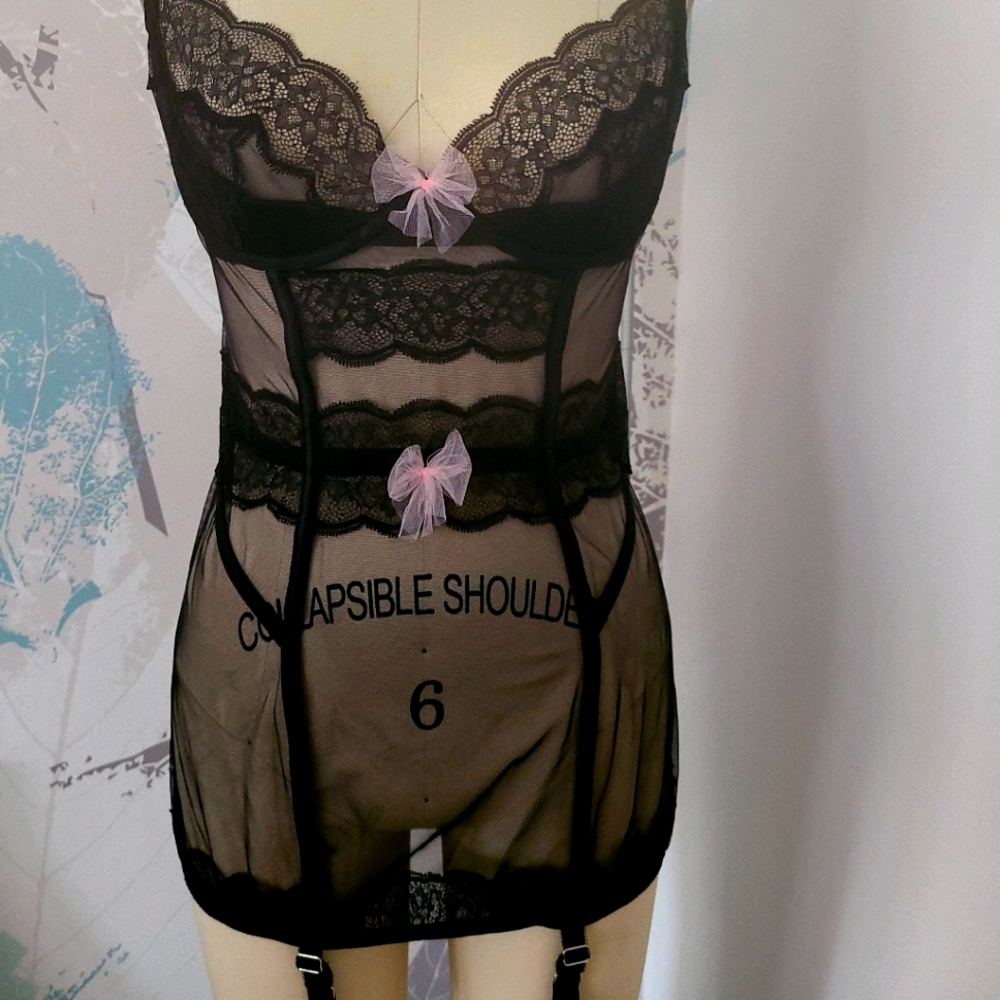 Victoria secret lingerie with pink bows
